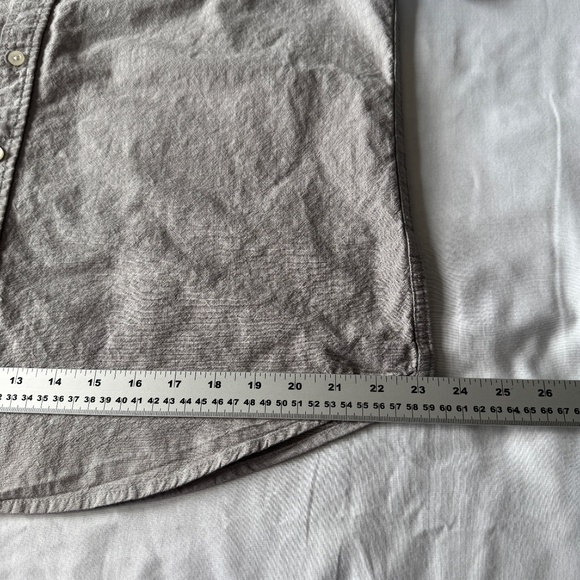 U.S. Polo Assn. Black Mallet Men's Blue/Gray‎ Chambray Button Up Casual Shirt XL - Picture 14 of 15